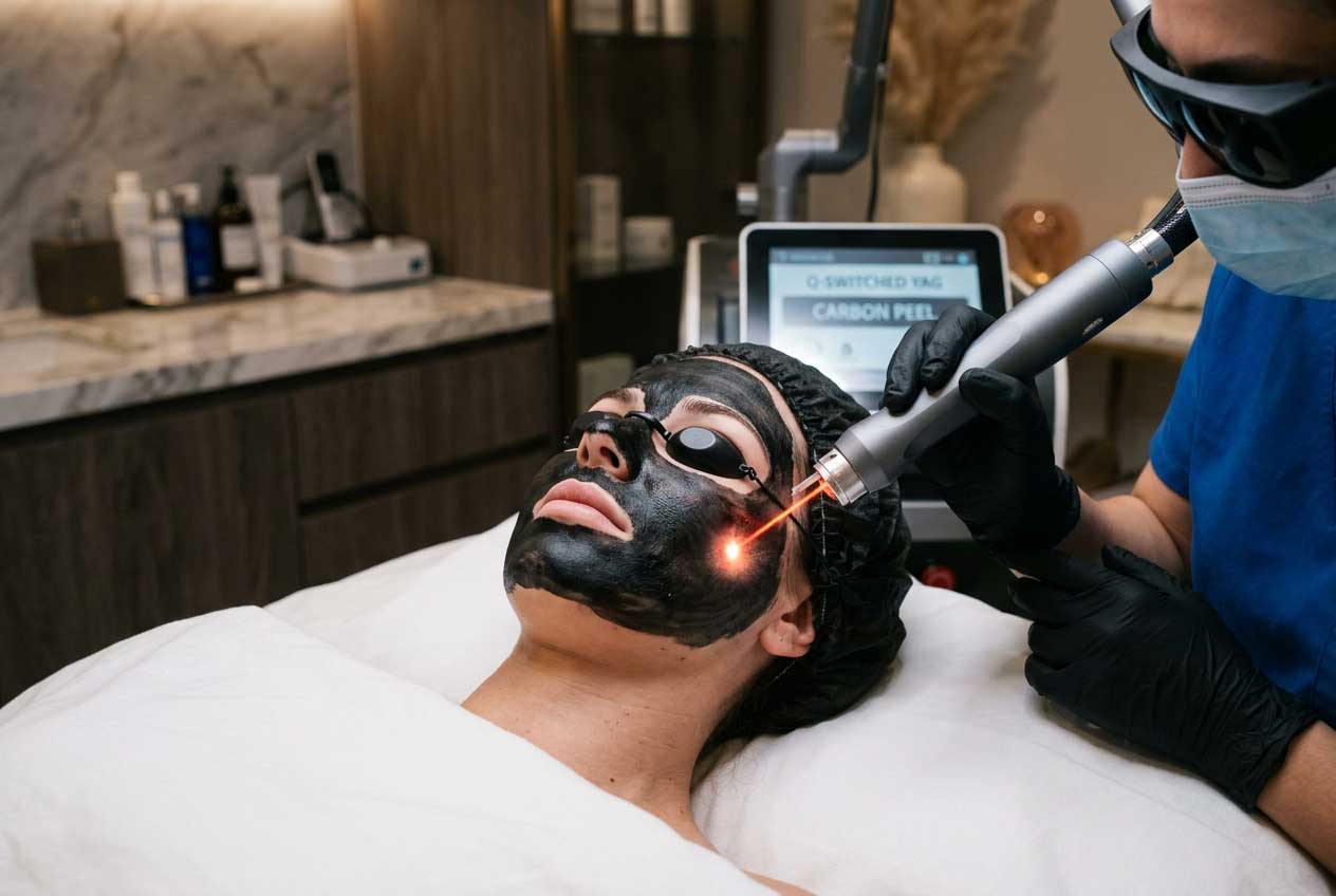 Carbon Laser Peel Dubai - Hollywood Peel for Acne Care and Deep Pore Exfoliation