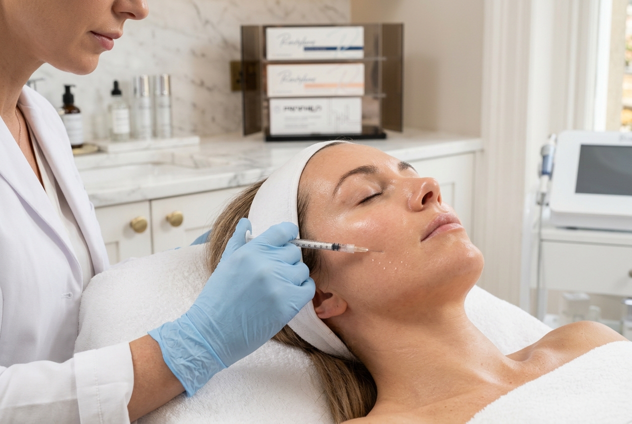 Skin Booster Dubai - Deep Hyaluronic Acid Hydration Treatment for Dewy Skin and Elasticity