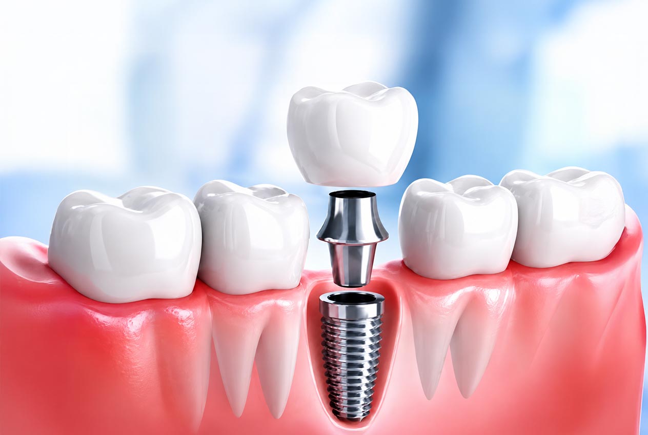 Dental Implants Dubai - High success titanium implants and tooth replacement surgery at Royal Villanova