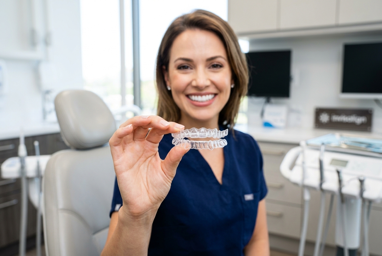 Invisible Aligners Dubai - Invisalign clear teeth straighteners and braces alternative at Royal Villanova Clinic