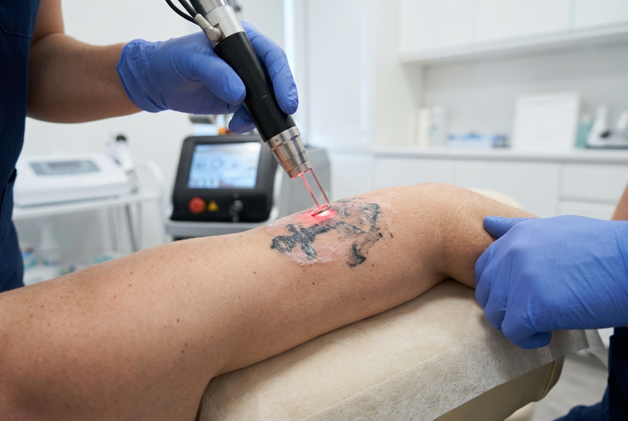 Laser Tattoo Removal Dubai - Safe Ink Clearance using Advanced Q-Switched Laser Platform
